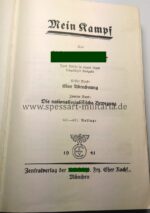 Adolf Hitler “Mein Kampf” Hochzeitsausgabe mit geprägtem Wappen der Stadt Solingen – Bild 4