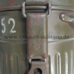 Wehrmacht Gasmaske mit Behälter 1940 Luftgaupostamt Brüssel – Bild 4