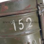 Wehrmacht Gasmaske mit Behälter 1940 Luftgaupostamt Brüssel – Bild 5