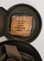 Wehrmacht Gasmaske mit Behälter 1940 Luftgaupostamt Brüssel – Bild 11