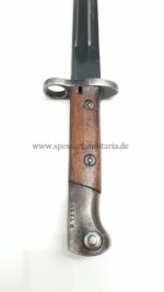 Mauser Seitengewehr M1904 (Portugal) - Simson & Co. Suhl mit Koppelschuh – Bild 6