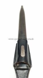 Mauser Seitengewehr M1904 (Portugal) - Simson & Co. Suhl mit Koppelschuh – Bild 8