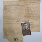 kleine Dokumentengruppe eines Wehrmacht Soldaten aus Gleiwitz (Gliwice)