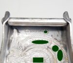 Koppelschloss der Waffen SS Aluminium (renazifiziert) RZM 36/37 SS mit Lederriemen – Bild 3