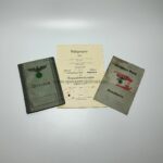 Wehrpass Gruppe Gefreiter aus Mellenbach-Glasbach ausgestellt in Iserlohn 4 Inf. Ers. Batl.37/485