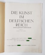 "Die Kunst im deutschen Reich" Grossformatiges Heft Folge 4/5, April/Mai 1943 – Bild 2