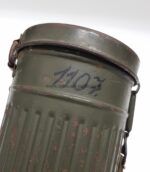 leere Gasmaskendose der Wehrmacht, kleines Modell – Bild 8