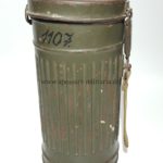 leere Gasmaskendose der Wehrmacht, kleines Modell