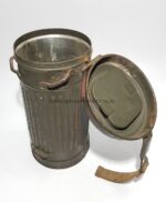 leere Gasmaskendose der Wehrmacht, kleines Modell – Bild 3