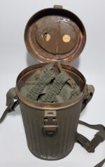 Draeger Luftschutz Gasmaske und Tornister – Bild 6