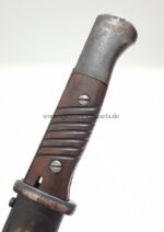 Wehrmacht Seitengewehr SG 84/98 III für K98 (nummerngleich) E.&.F. Hörster 1937 – Bild 3