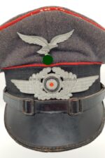 Wehrmacht, Luftwaffe Schirmmütze für Mannschaften und Unteroffiziere der Artillerie – Bild 2