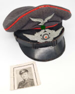 Wehrmacht, Luftwaffe Schirmmütze für Mannschaften und Unteroffiziere der Artillerie – Bild 9