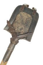 Feldspaten "kleines Schanzzeug" Modell 1898, frühe Reichswehr mit Futteral – Bild 7