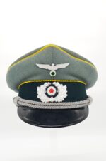 Wehrmacht, Heer Schirmmütze für Offiziere der Nachrichtentruppe 2./N. 9