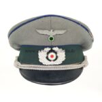 Wehrmacht, Heer Schirmmütze für einen Offiziersarzt