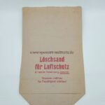 Papiertüte Löschsand für Luftschutz