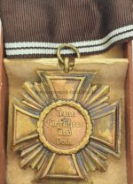 NSDAP Dienstauszeichnung in Bronze 1 Stufe, Hst. 128 Eugen Schmidthäussler, Pforzheim – Bild 2