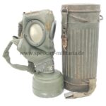 Wehrmacht Gasmaske mit Tornister