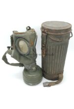 Wehrmacht Gasmaske mit Tornister – Bild 2