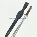 1. Weltkrieg, Seitengewehr 98/05 mit Seitengewehrtasche, preussische Abnahme