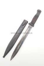 Wehrmacht Seitengewehr SG 84/98 III für K98 (nummerngleich) S/244 (Mundlos AG, Magdeburg Nord)