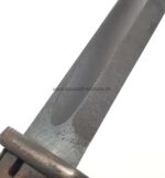 Wehrmacht Seitengewehr SG 84/98 III für K98k "last-ditch" sehr späte Produktion ohne Hersteller mit Seitengewehrtasche – Bild 8