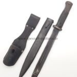 Wehrmacht Seitengewehr SG 84/98 III für K98k (nummerngleich) W.K.C. 1939 (Weyersberg, Kirschbaum & Company, Solingen-Wald) mit Seitengewehrtasche