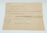 1.Weltkrieg, Schmuck-Urkunde Verwundetenabzeichen in Schwarz & Dokumente des Georg Niermeyer aus Nemden (Landwehr Infanterie Regiment 81) – Bild 4