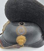 Bayern Raupenhelm M1868 für Reserveoffiziere, selten – Bild 6