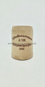 Bierkrug Luftwaffenbaukompanie 5/XIII Kriegsweihnachten 1939