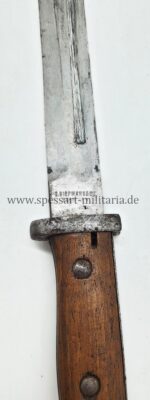 Seitengewehr SG 84/98 neuer Art mit Hersteller E. Siepmann & Co, Solingen – Bild 6