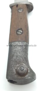 Seitengewehr SG 84/98 neuer Art mit Hersteller E. Siepmann & Co, Solingen – Bild 3