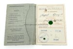 Wehrpass der Luftwaffe eines Jungen aus Sebnitz/Pirna (6.Ln.Ers./Lg.Nachr.Regt.3) – Bild 2