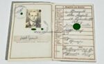 Wehrpass der Luftwaffe eines Jungen aus Sebnitz/Pirna (6.Ln.Ers./Lg.Nachr.Regt.3) – Bild 3