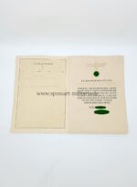 Schmuckurkunde zur Goldenen Hochzeit mit Telegramm
