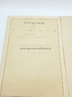 Schmuckurkunde zur Goldenen Hochzeit mit Telegramm – Bild 2