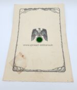 Schmuckurkunde zur Goldenen Hochzeit mit Telegramm – Bild 3