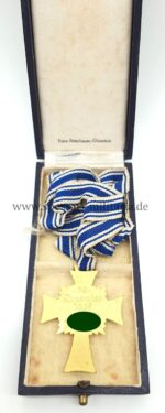 Ehrenkreuz der deutschen Mutter in Gold im Etui (Franz Reischauer, Oberstein) – Bild 3