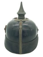Preußen 1.Weltkrieg, feldgraue Pickelhaube für Mannschaften Lübeck/ Hamburg – Bild 4