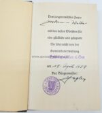 Adolf Hitler “Mein Kampf” Hochzeitsausgabe der Stadt Ludwigshafen a. See – Bild 3