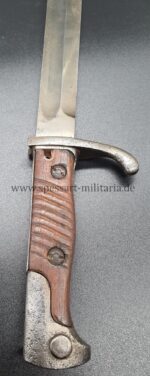 1. Weltkrieg, Seitengewehr 98/05 neue Art, preussische Abnahme – Bild 8