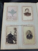CDV Fotoalbum um 1870 -1890 aus dem Besitz des Oberleutnant Dahlke – Bild 3