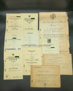 Urkunden Gruppe des Hauptmann Hansen, 5./Inf.Reg.391