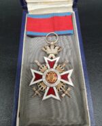 Orden der Krone von Rumänien 2. Modell im Etui – Bild 3
