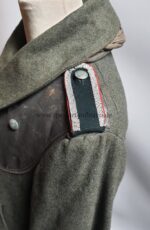 Wehrmacht, seltener gefütterter Übermantel mit Lederverstärkungen einen Unteroffiziers der Artillerie – Bild 5