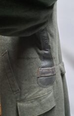 Wehrmacht, seltener gefütterter Übermantel mit Lederverstärkungen einen Unteroffiziers der Artillerie – Bild 13