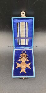 Bayern Militärverdienstkreuz 3.Klasse mit Schwertern & Krone, im Etui