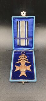 Bayern Militärverdienstkreuz 3.Klasse mit Schwertern & Krone, im Etui – Bild 2