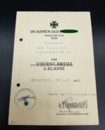 Urkunden des Obergefreiten Ramrath, 4./ schwere Flakabteilung 167 (v) Italien/ Sizilien – Bild 2